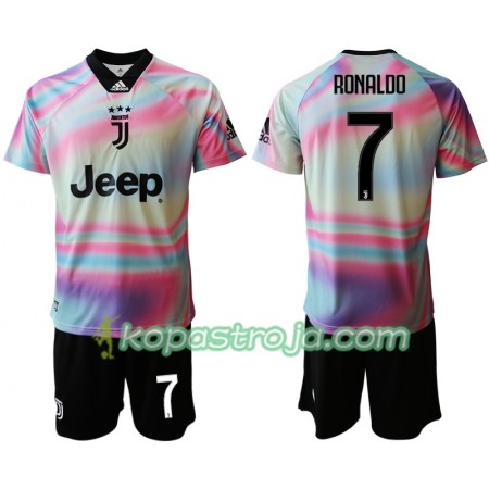 Billiga Fotbollströjor Juventus RONALDO 7 Barn EA Sport 2018/19 Kortärmad
